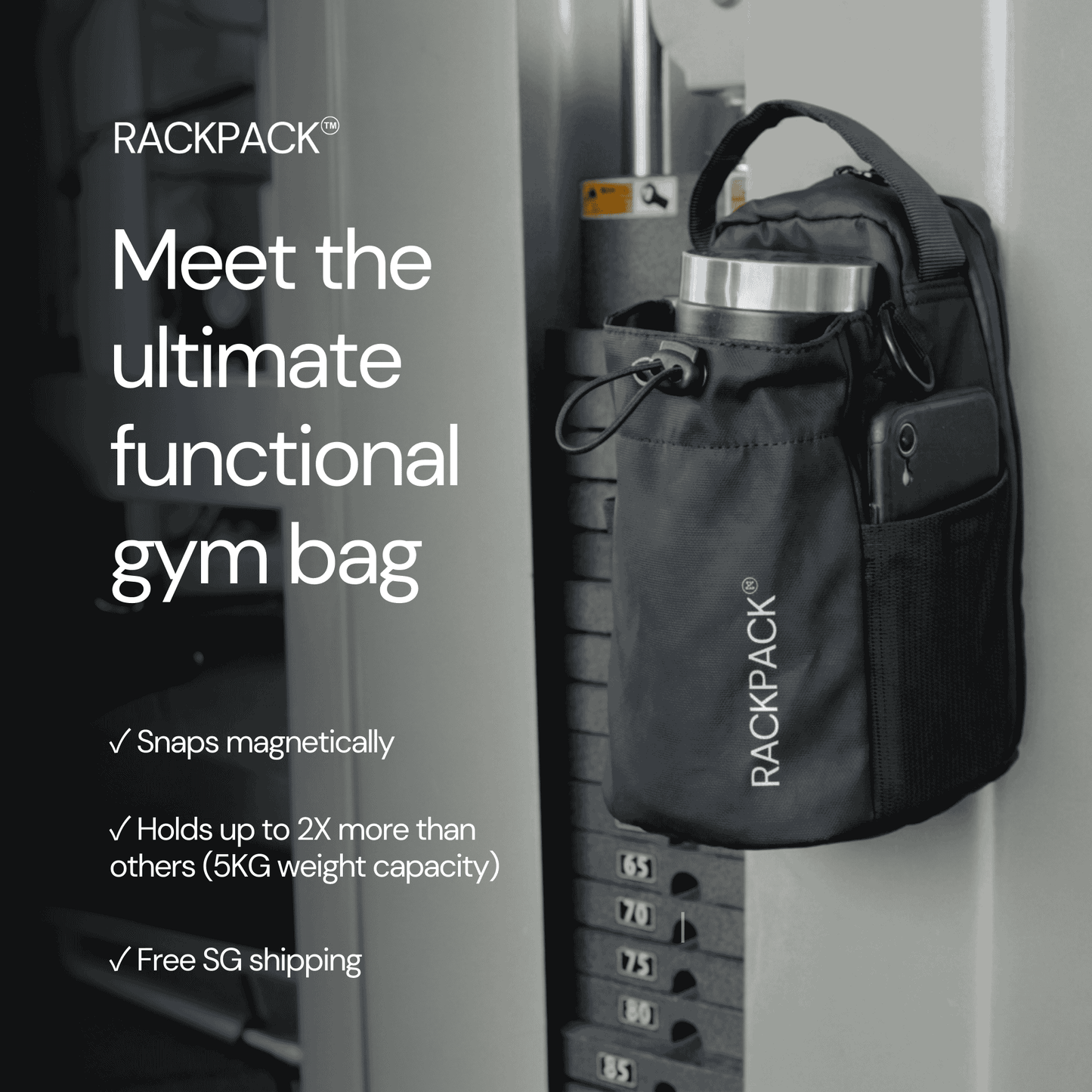 Rackpack™ Magnetic Gym Bag