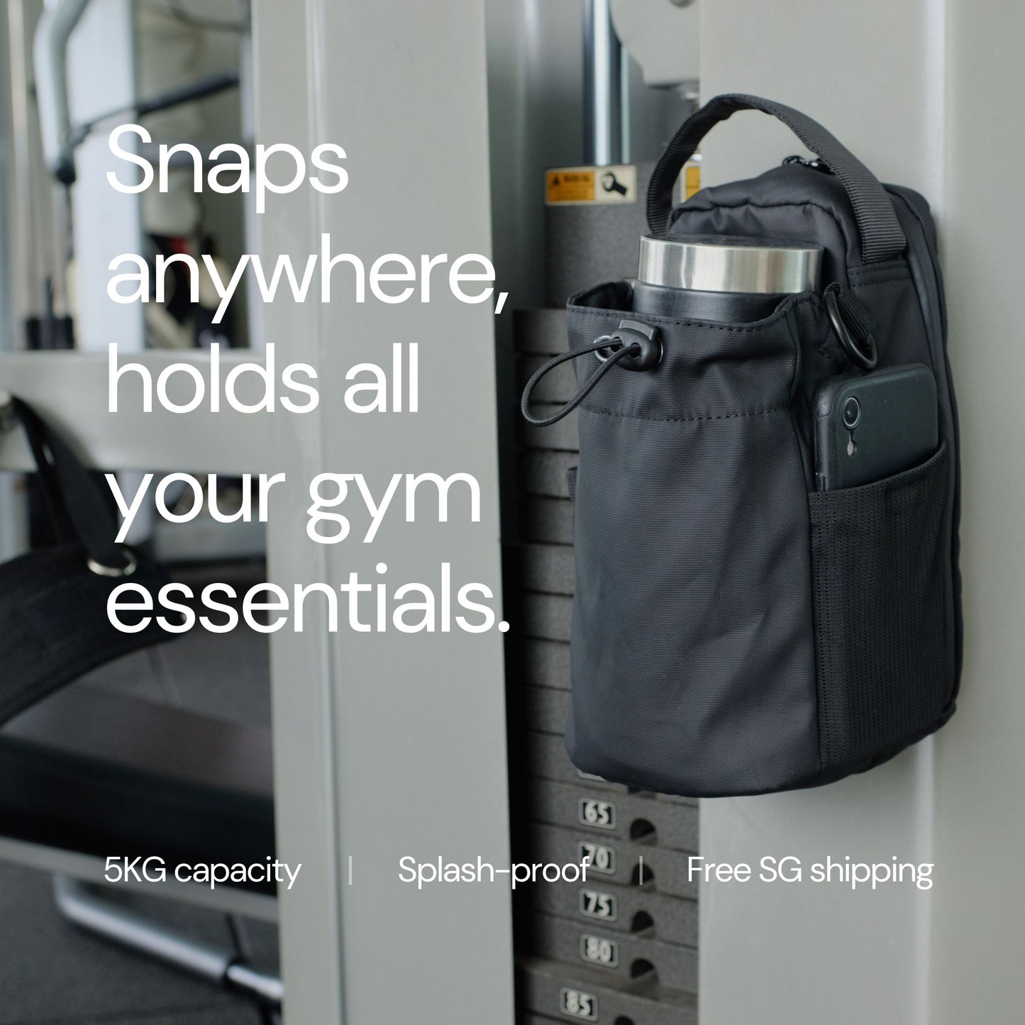 Rackpack™ Magnetic Gym Bag